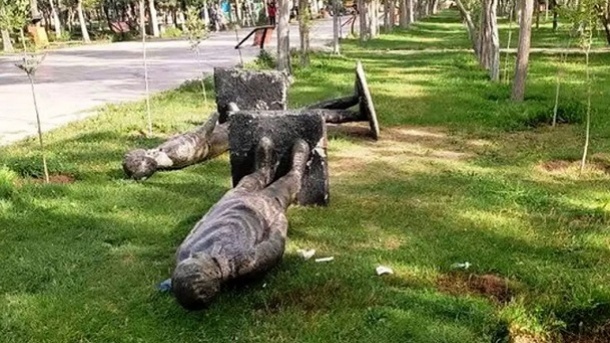 سقوط مرگبار مجسمه سنگی روی سر نوجوان 11 ساله