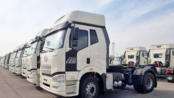 عرضه 140 دستگاه کامیون کشنده فاو در بورس کالا