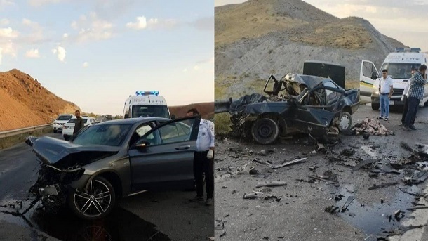 تصادف مرگبار یک دستگاه بنز با یک دستگاه آردی + تصویر