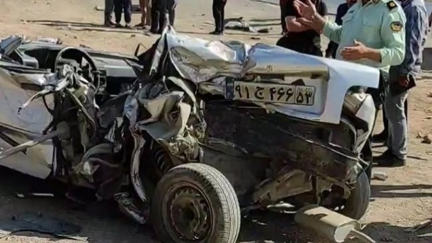 عکس | تصویر دلخراش تصادف منجر به فوت ترنم شاهین‌زاده