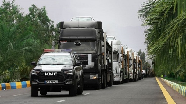 کرمان موتور به کشور عراق، خودرو صادر کرد