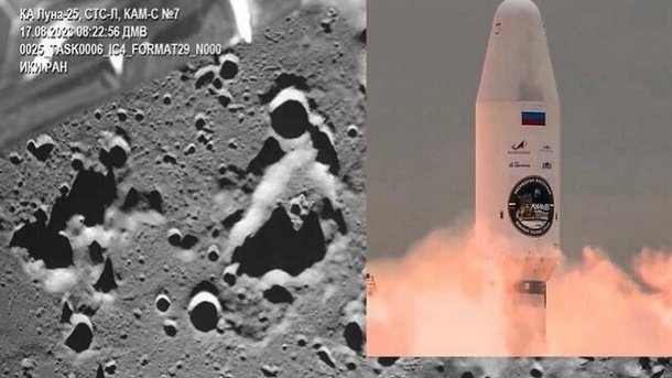 کاوشگر روسیه پس از برخورد با سطح ماه منفجر شد