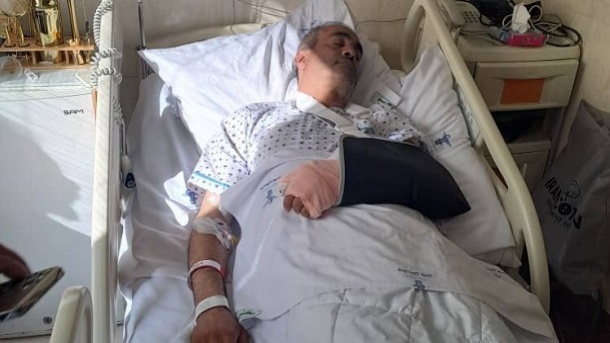 جراحت شدید فوتبالیست قدیمی بر اثر درگیری با سارقان زورگیر