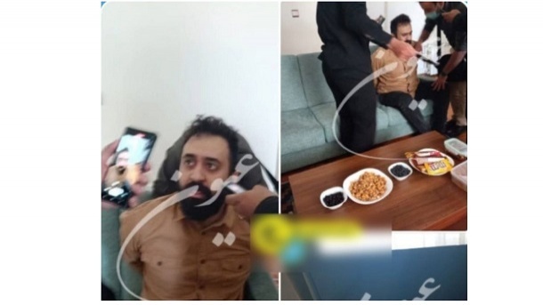تصویری از لحظه بازداشت مهدی یراحی منتشر شد