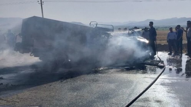 8 کشته، حاصل تصادف مرگبار در محور خنداب-میلاجرد