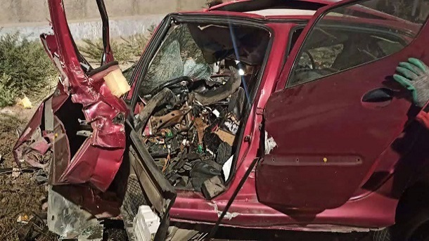 مرگ دلخراش دختر و پسر جوان در تصادف