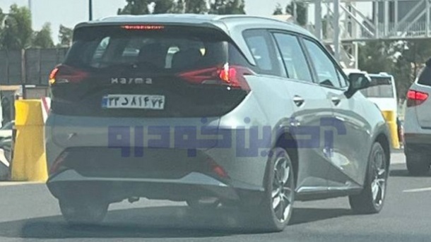 لوکس ترین محصول ایران خودرو به خیابان آمد