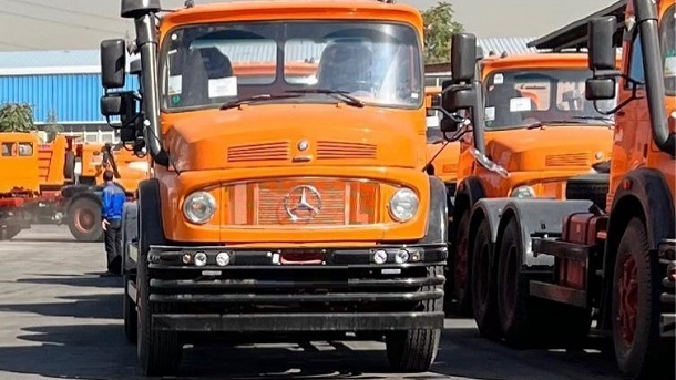 ثبت نام جدید کامیون های بنز ایران خودرو دیزل