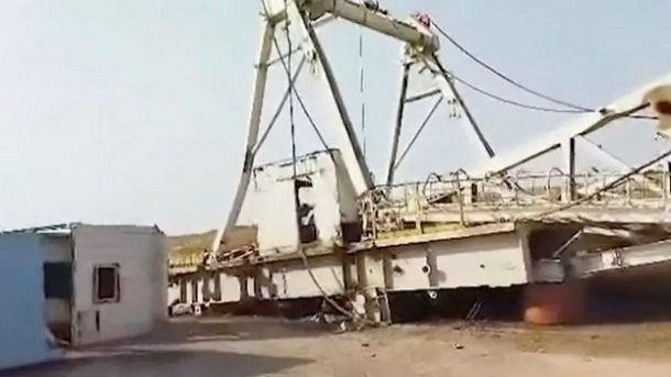 یک دکل نفتی در خوزستان سرقت شد