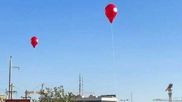 ماجرای بالن‌‌های قرمز خبرساز بر فراز شهر تهران