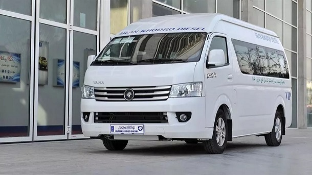پیشفروش اینترنتی ون وانا ایران خودرو دیزل
