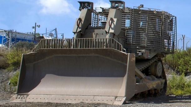 بولدوزر زرهی کاترپیلار D9 اسرائیل