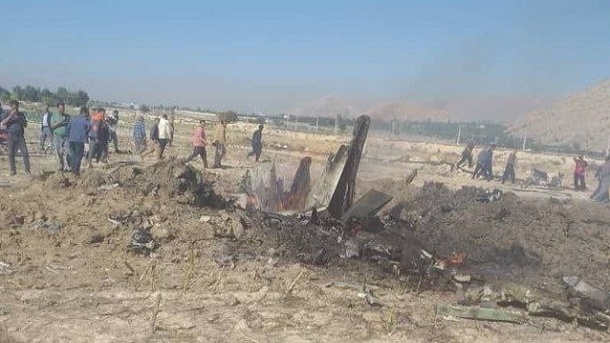 سقوط یک فروند هواپیمای نظامی در کازرون