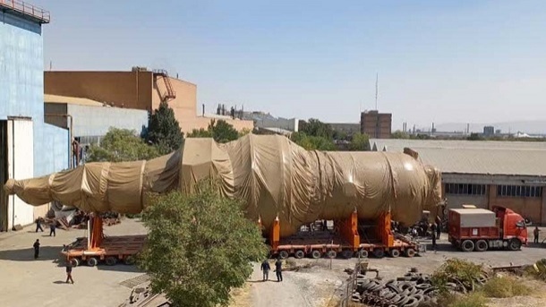 بزرگ‌ترین محموله جاده‌ای کشور به وزن 420 تن 